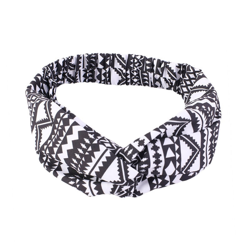 African Pattern Print Headband for Women Twist Style Hair Band Salon Make Up Hair Wrap Headwear Turban Ladies Hair Accessories