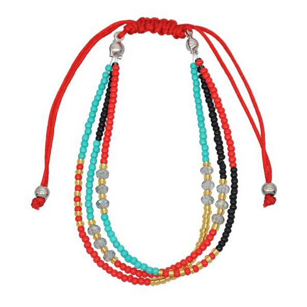 2020 Handmade Bohemian Friendship Bracelet Ethnic Colorful Seed Bead Charm Bracelet For Women Beach Party Gift