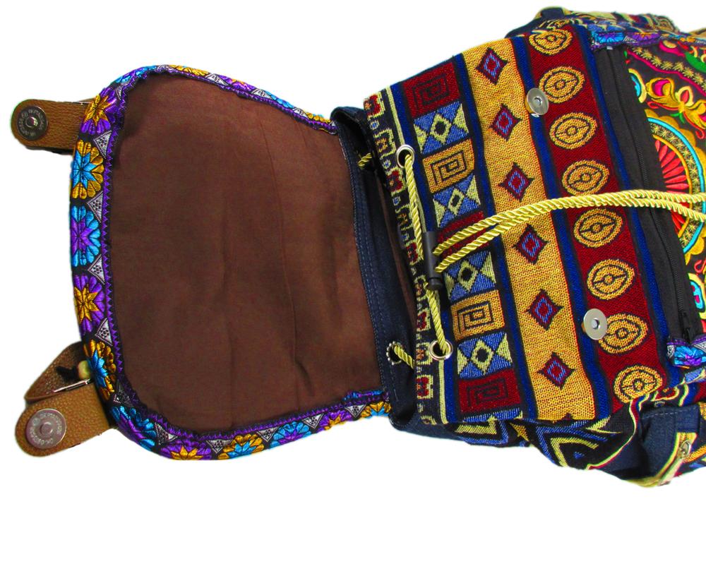 Tribal Vintage Hmong Thai Indian Ethnic Boho hippie ethnic bag, rucksack backpack bag SYS-174