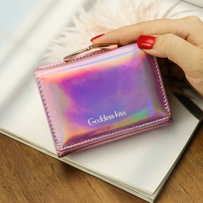 New Laser Holographic Wallet Women Long Pu leather Purse Fashion Female Clutch Large Capacity Zipper Purses Phone Purse Carteras