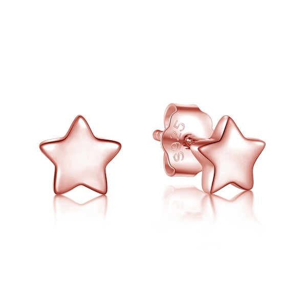 Modian New 6 Style Real 925 Sterling Silver Stars Moon Exquisite Fashion Simple Stud Earrings For Women Triangle Jewelry Brincos