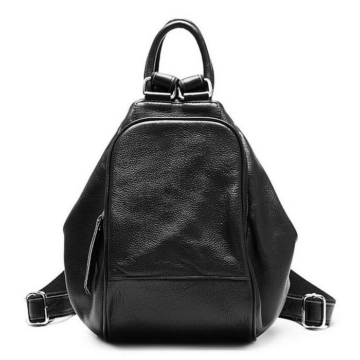 AODUX Elegant 100% Genuine Leather Women Backpack Female Top Layer Cowhide Ladies Bags First Layer Cow Leather Ladies Backpacks