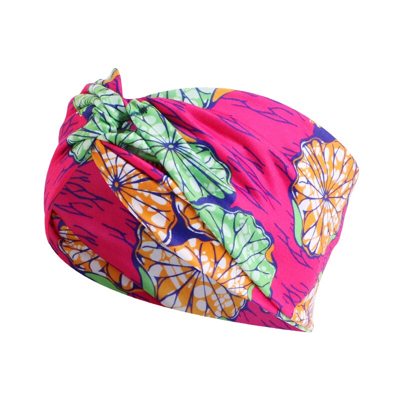 African Pattern Print Headband for Women Twist Style Hair Band Salon Make Up Hair Wrap Headwear Turban Ladies Hair Accessories