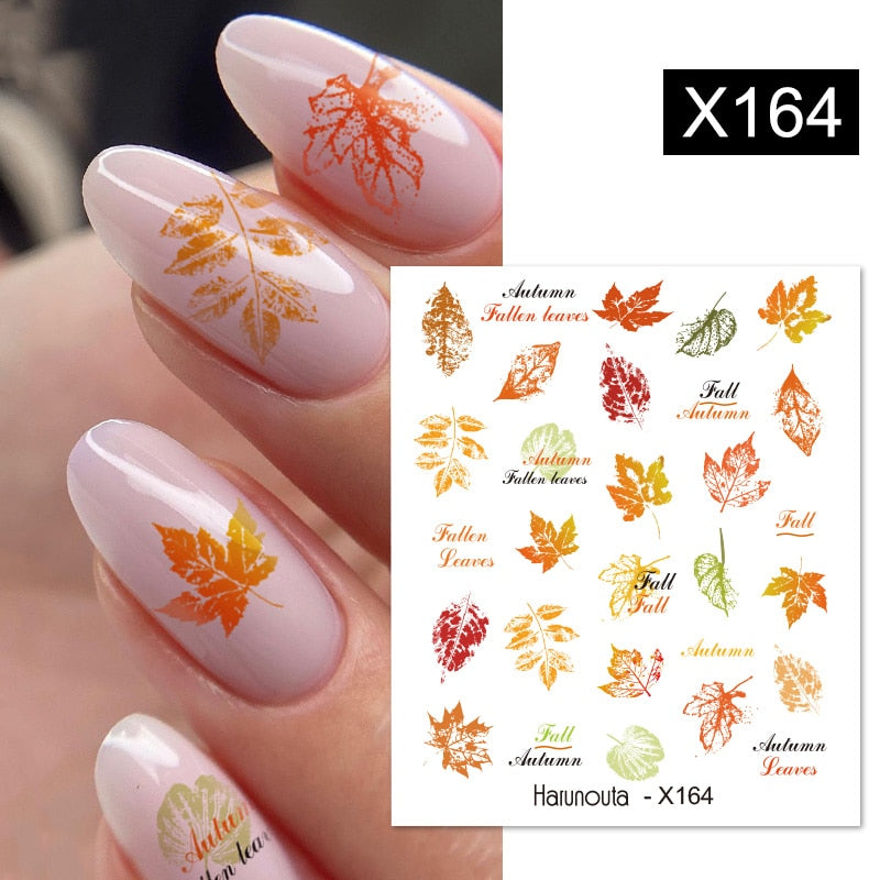 Harunouta 1 Sheet Nail Water Decals Transfer Lavender Spring Flower Leaves Nail Art Stickers Nail Art Manicure DIY