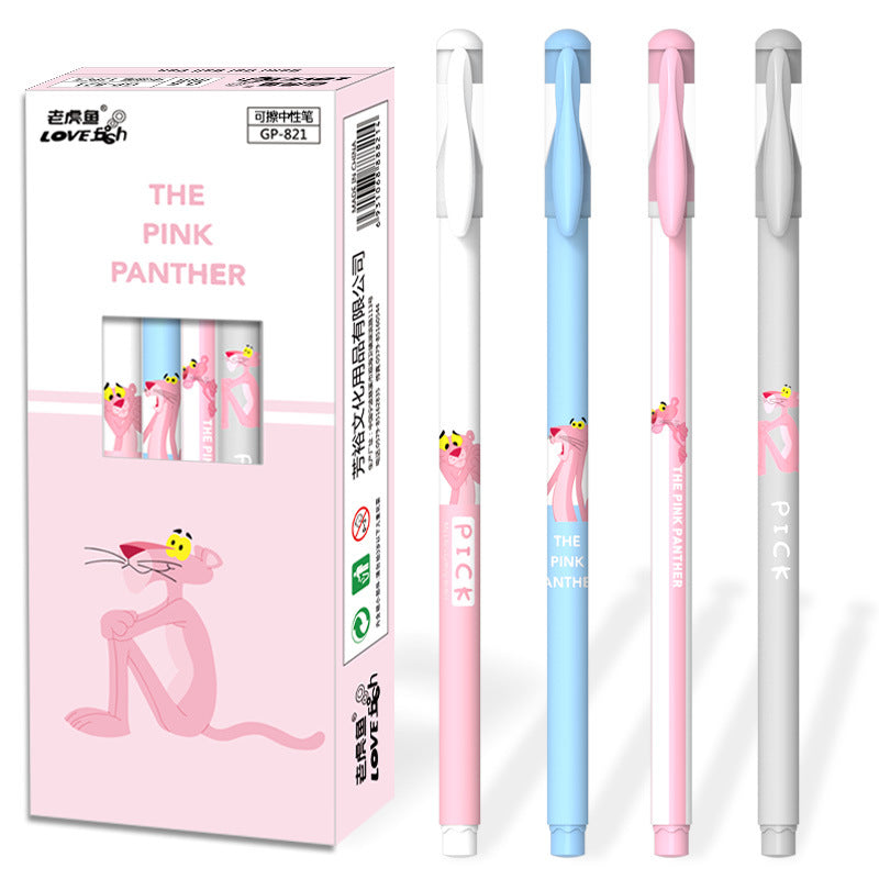 3 pcs/lot 0.5mm Pink Panther Gel Pen