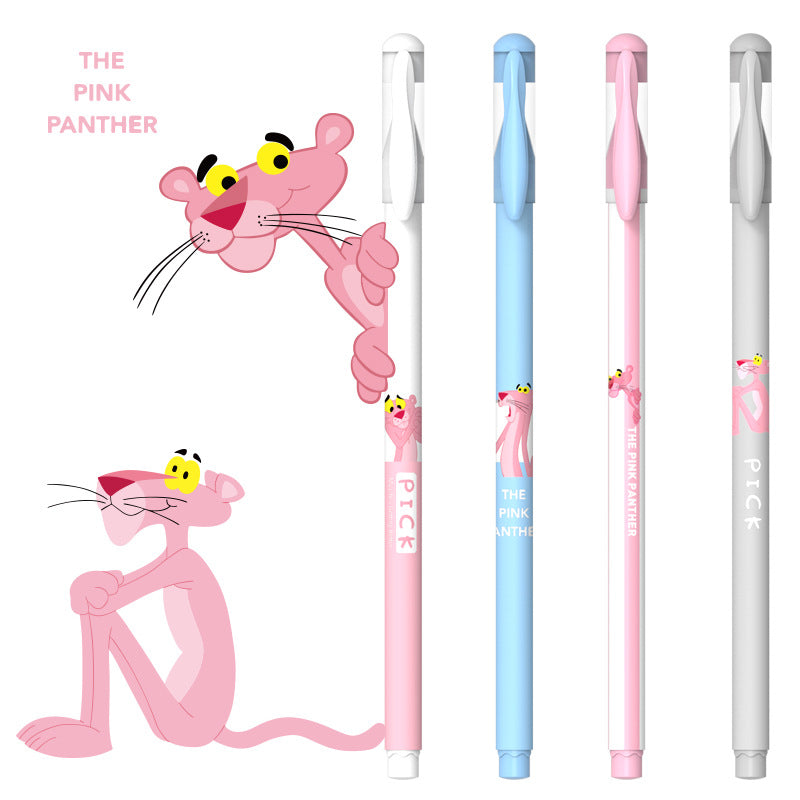 3 pcs/lot 0.5mm Pink Panther Gel Pen