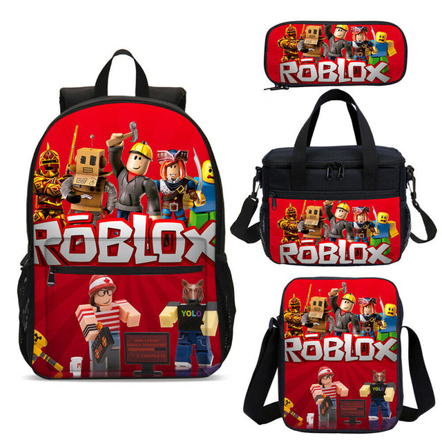 Set 4 pcs Roblox School Bags