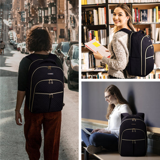 BAGSMART zaini per Notebook da 15.6 pollici borsa scuola , viaggio d'affari di lavoro