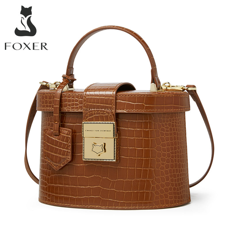 FOXER Crossbody borse a tracolla modello coccodrillo