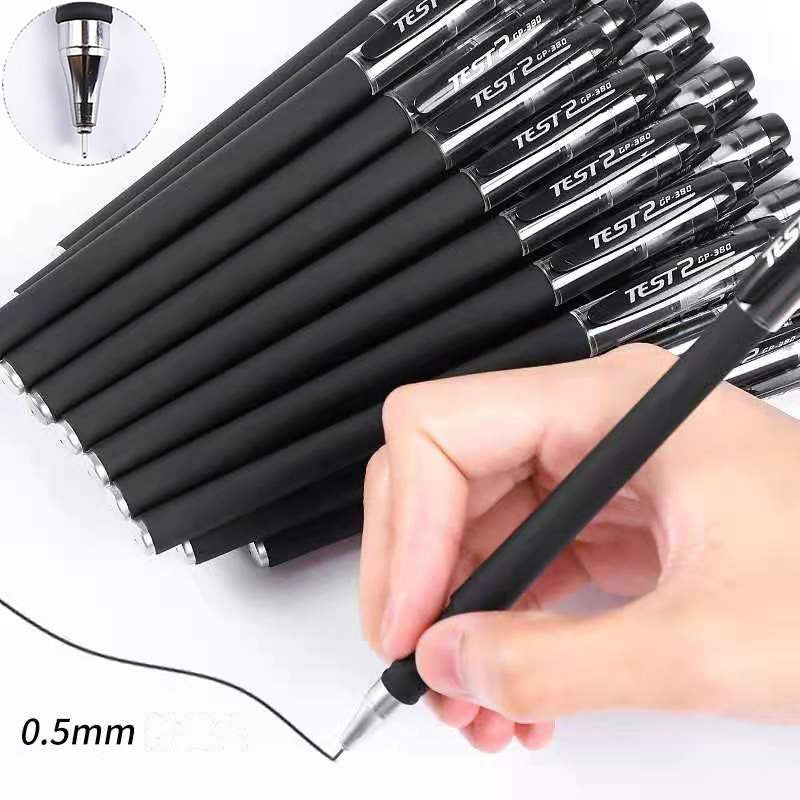 25 Pcs Set di ricarica penna a sfera nero blu rosso inchiostro Gel penna punta 0.5mm