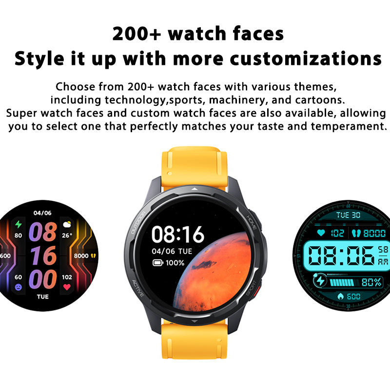 Versione globale Xiaomi Mi Watch S1 Smart Watch attivo GPS 470mAh 1.43 AMOLED Display Bluetooth 5.2 Sensore di frequenza cardiaca Ossigeno nel sangue