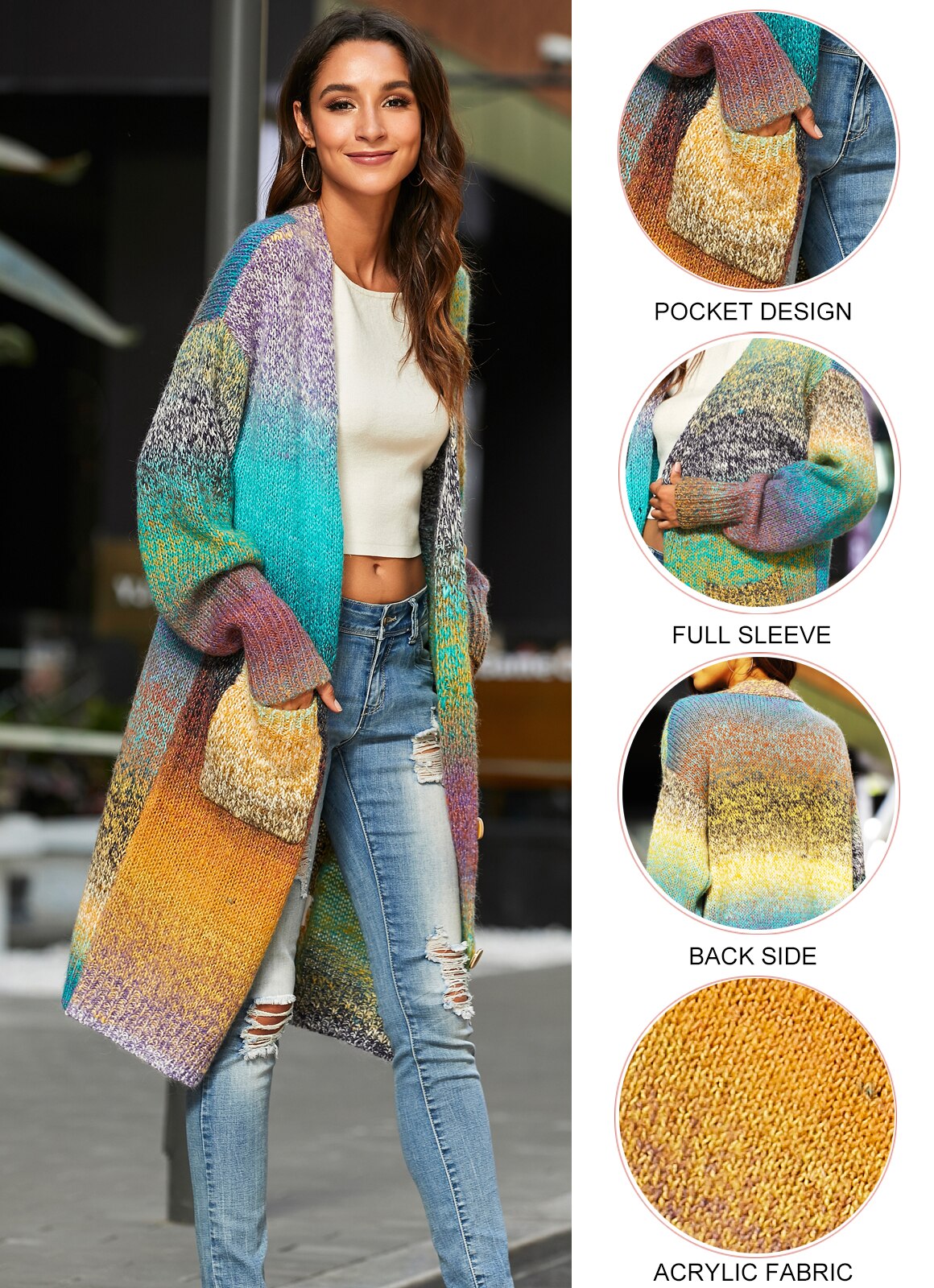 Cardigan Rainbow