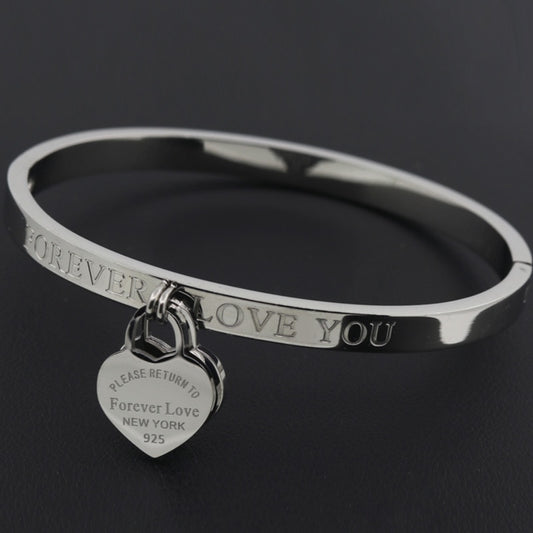 Bracciale Cuore Love You in 3 Varianti