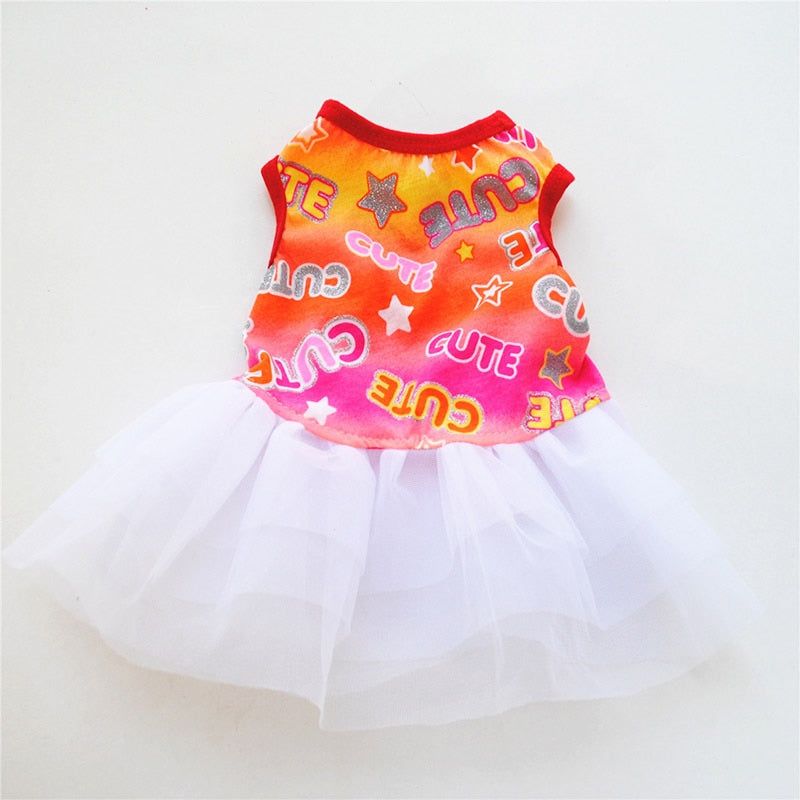 Cute Dog Dress Vestiti per Cani di Piccola Taglia