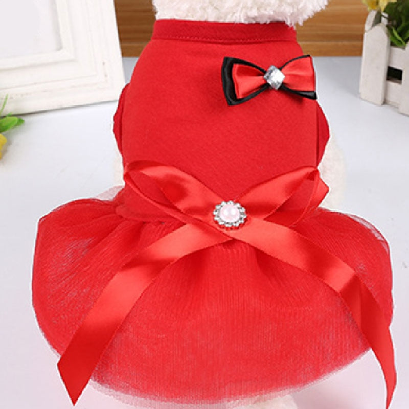 Cute Dog Dress Vestiti per Cani di Piccola Taglia