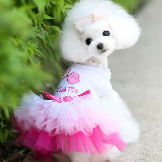 Cute Dog Dress Vestiti per Cani di Piccola Taglia