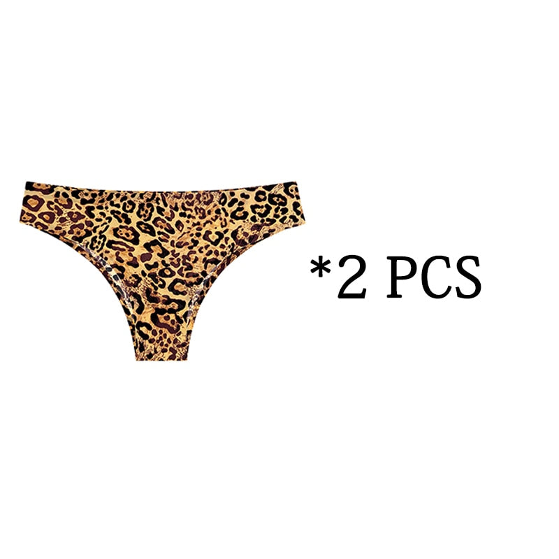 2 pz Perizoma Donna Animalier