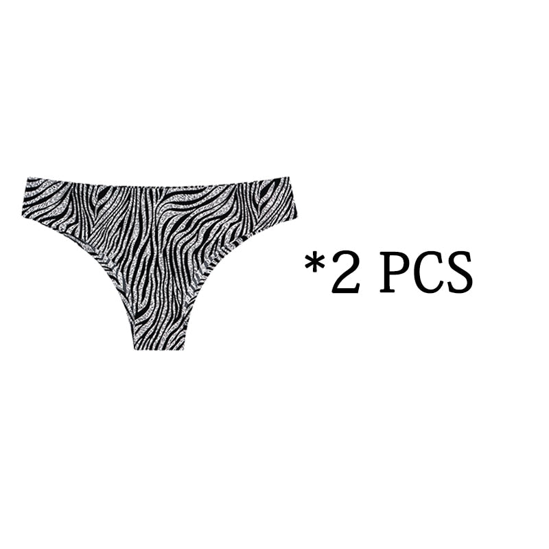 2 pz Perizoma Donna Animalier