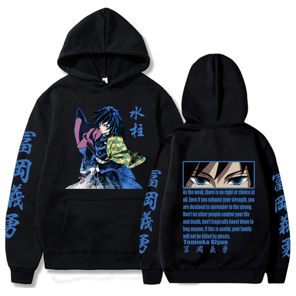 Demon Slayer Anime Felpa con Cappuccio Tg XXXL