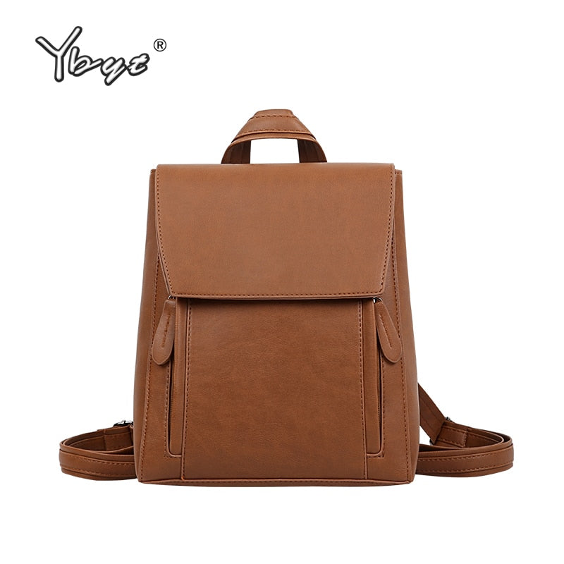 YBYT brand 2018 new women preppy style smiple small backpack hotsale joker shoulder rucksack ladies fashion shopping travel bags