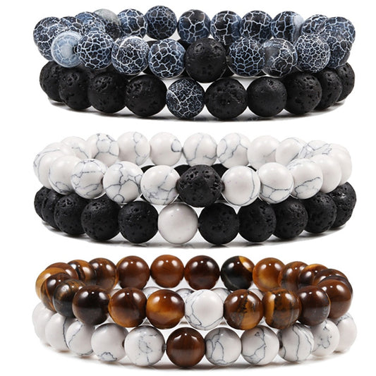 Set Bracciale Unisex Pietre Dure