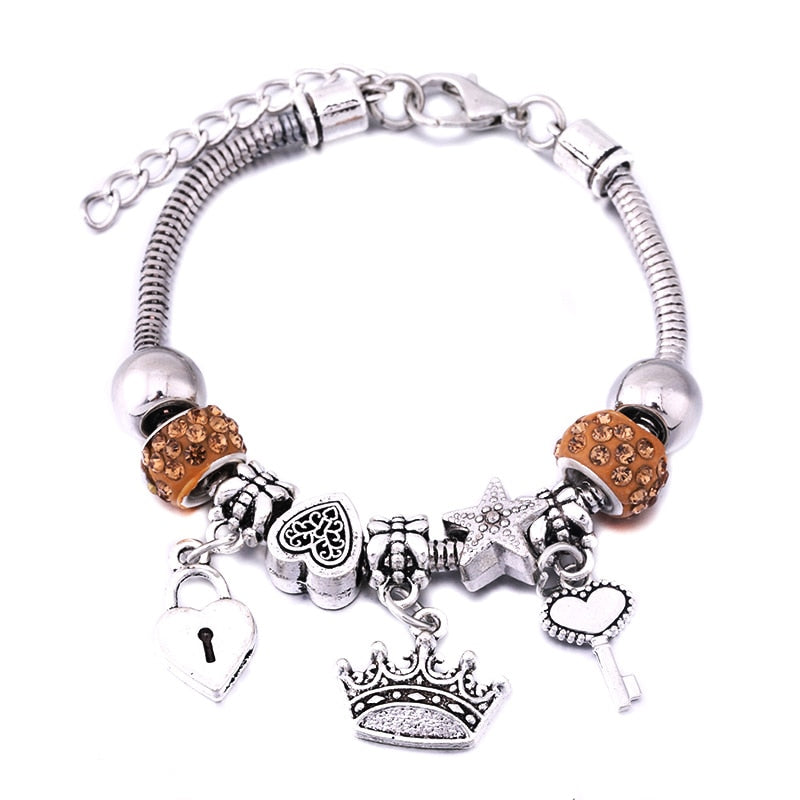 Bracciale con Ciondoli a Corona