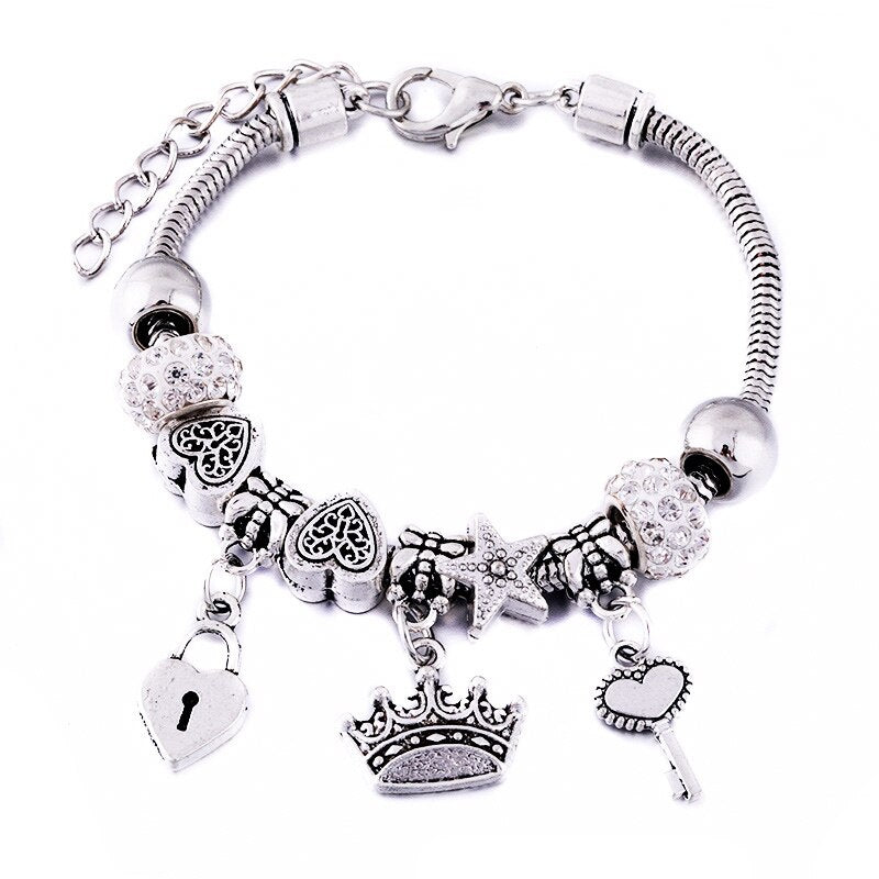 Bracciale con Ciondoli a Corona