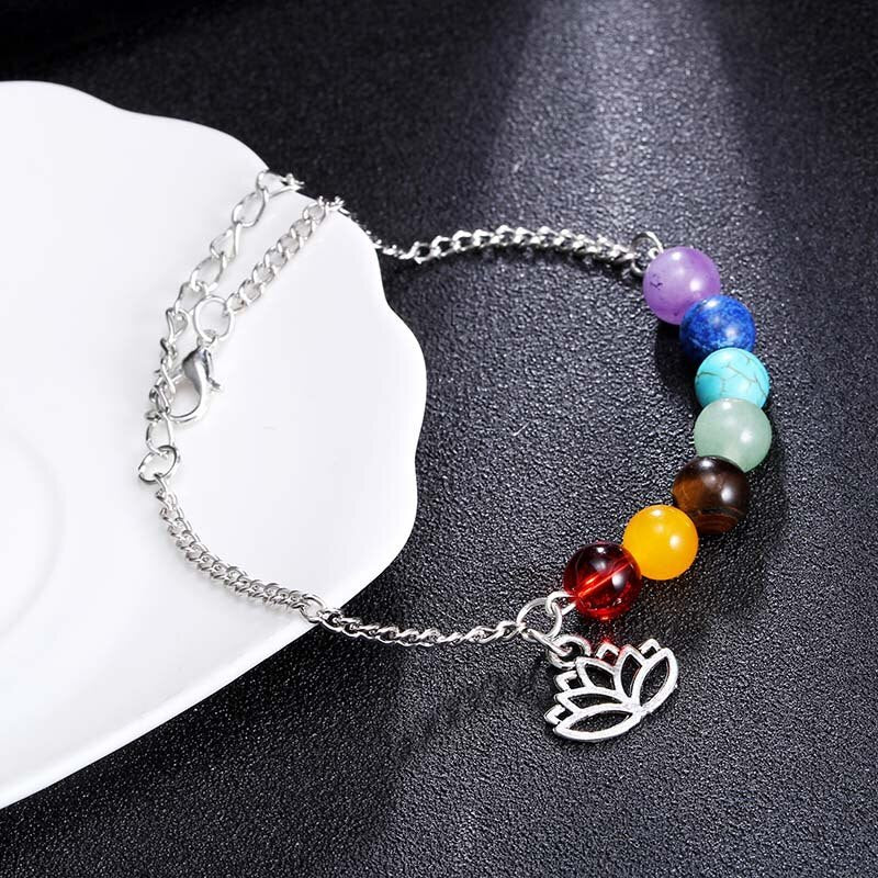 Bracciale Donna Colorato Arcobaleno Perline