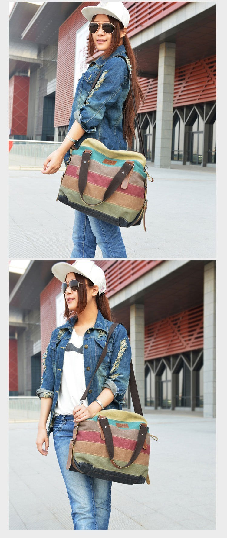 Borsa Patchwork Rainbow