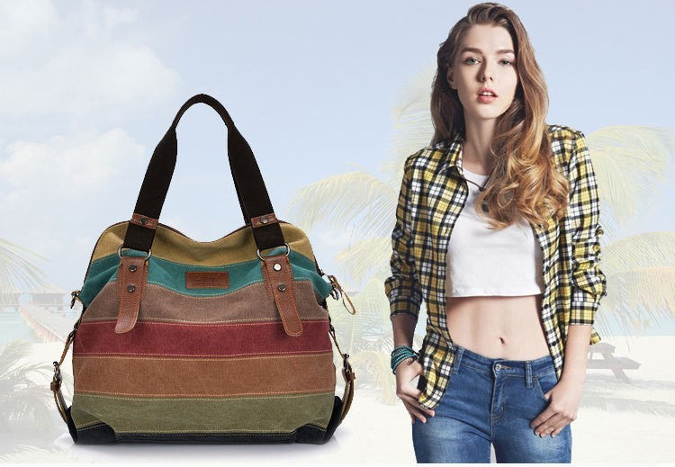 Borsa Patchwork Rainbow