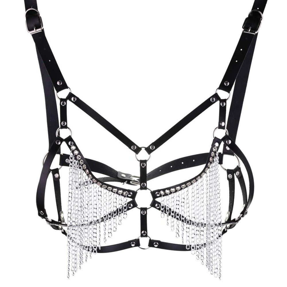 Reggiseno Goth Punk Catena