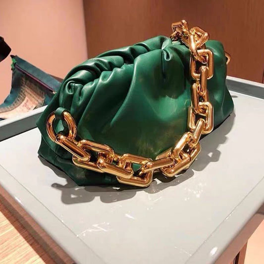 2022 Retro Women Dumplings Messenger Bag Designer Chain New Fashion Cloud Female Crossbody Shoulder Bag Tide Handbag Clutch Bag