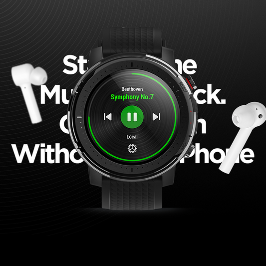 Disponibile versione globale nuovo Amazfit Stratos 3 Smart Watch GPS 5ATM Music Dual Mode 14 giorni Smartwatch per Android