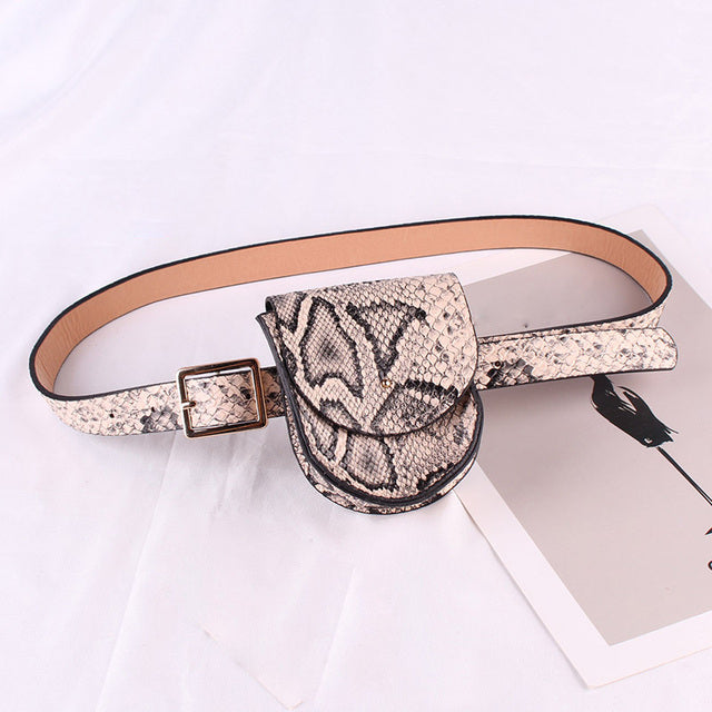 Marsupio in pelle PU Fashion Fanny Pack Retro