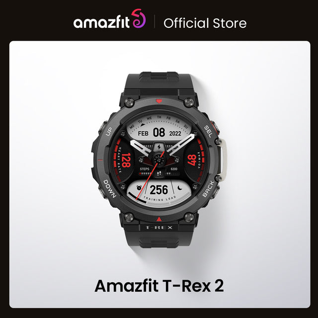 Nuovo Amazfit T Rex 2 Smartwatch GPS Modalità sportive integrate Smart Watch per Android iOS