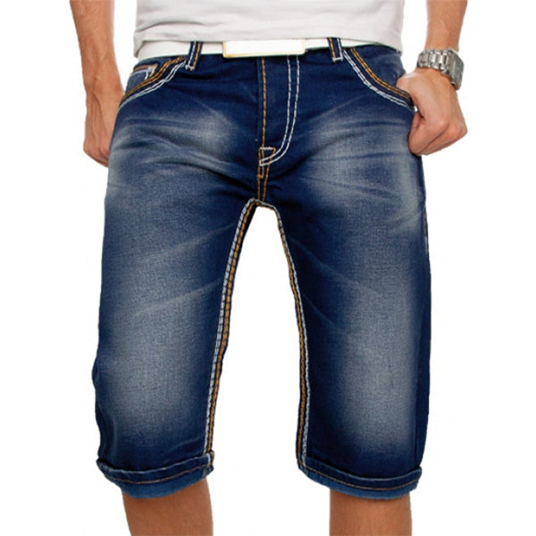 Pantaloncini di Jeans da uomo Casual estivi Streetwear