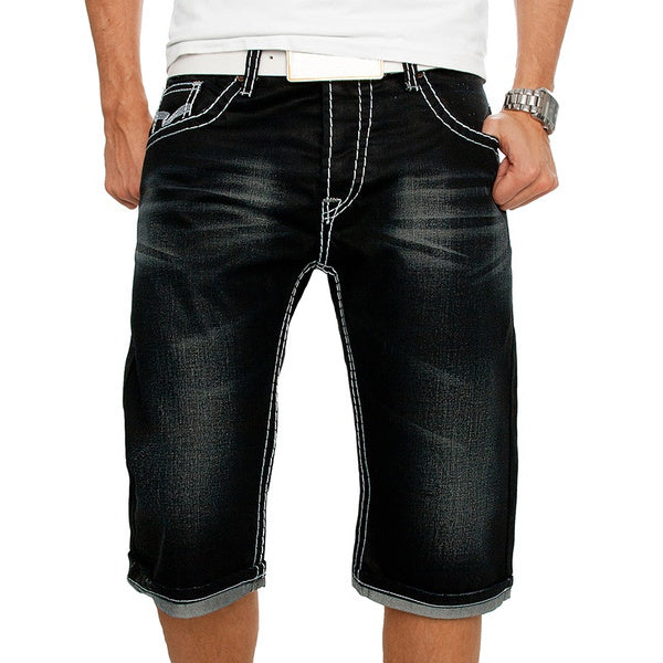 Pantaloncini di Jeans da uomo Casual estivi Streetwear