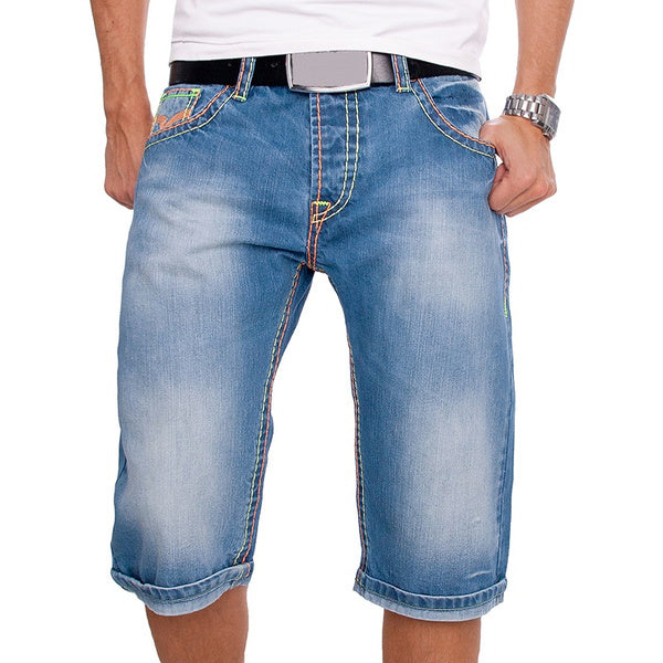 Pantaloncini di Jeans da uomo Casual estivi Streetwear