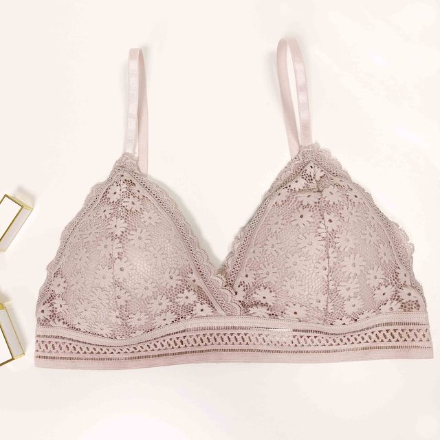 Reggiseno in pizzo floreale