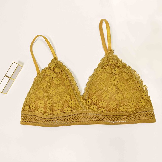 Reggiseno in pizzo floreale