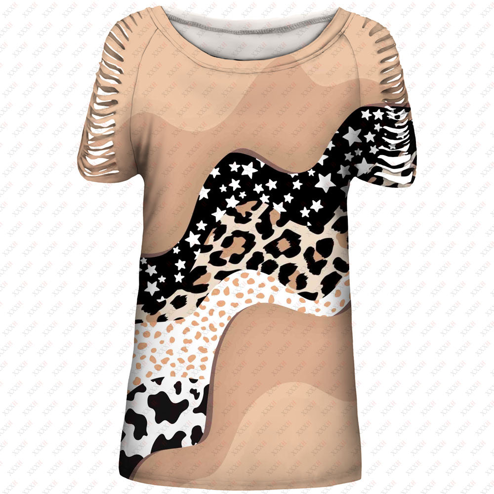 T-shirt Leopard