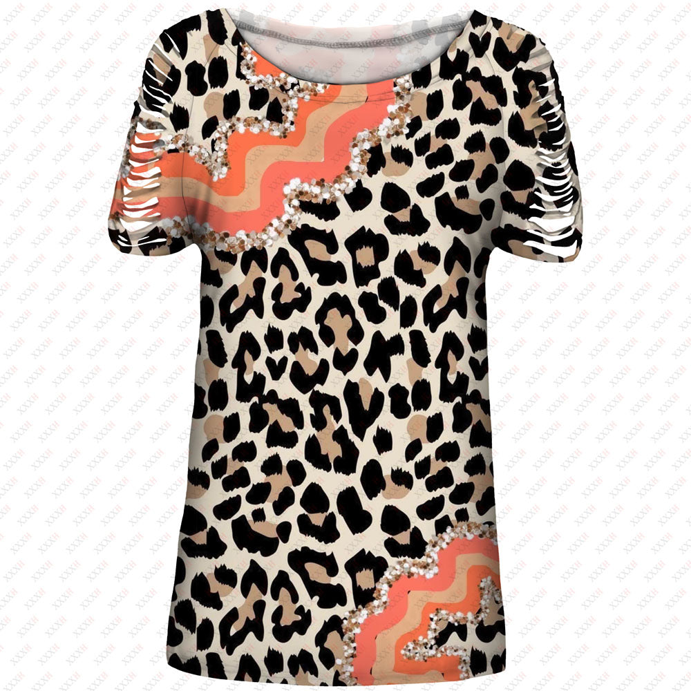 T-shirt Leopard