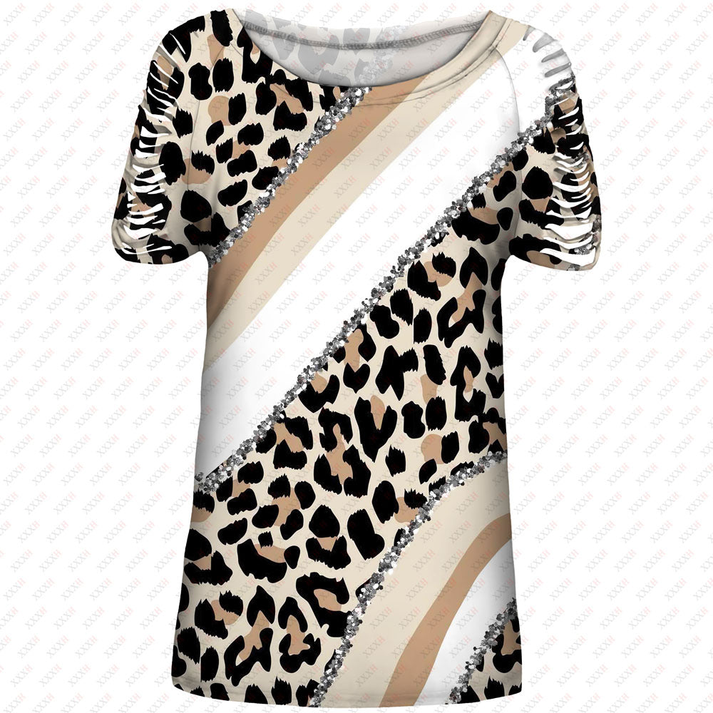 T-shirt Leopard