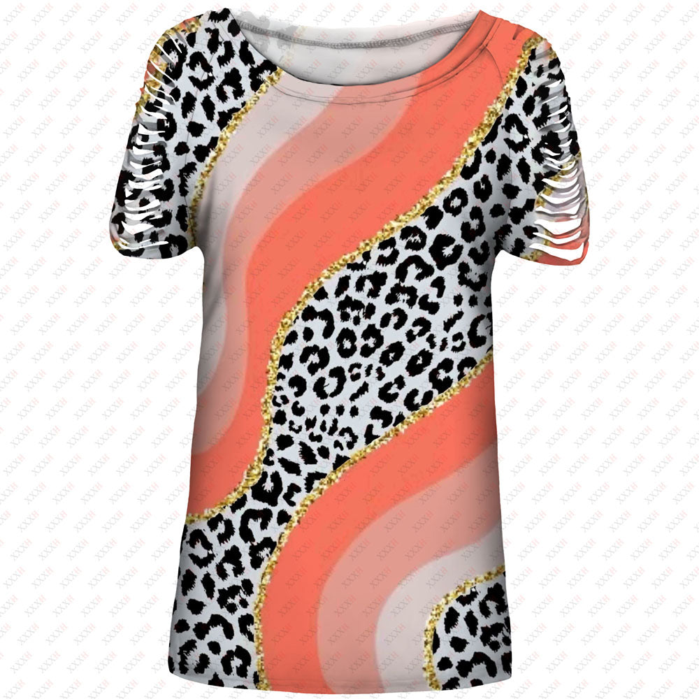 T-shirt Leopard