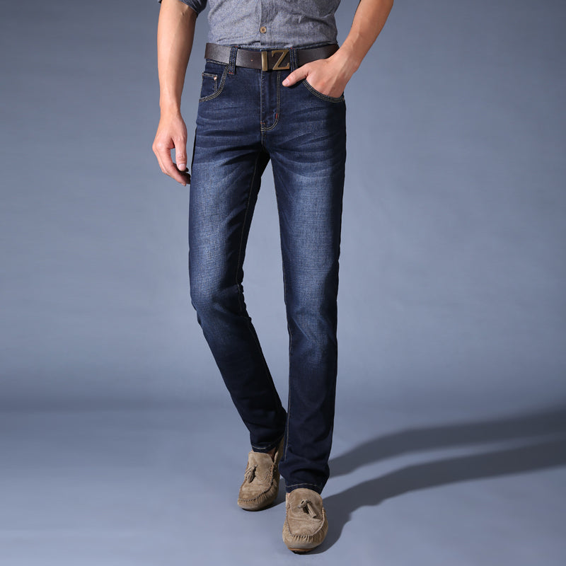 Uomo Classico Jeans Denim